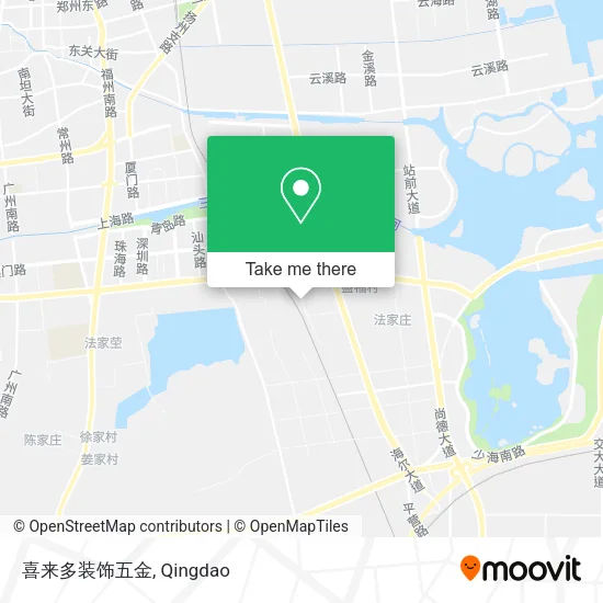 喜来多装饰五金 map