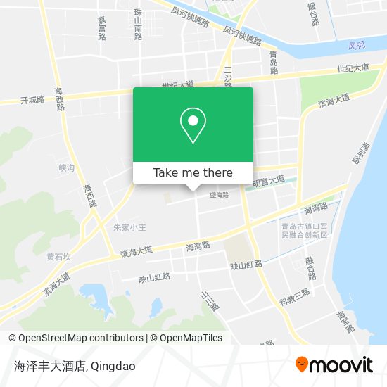 海泽丰大酒店 map