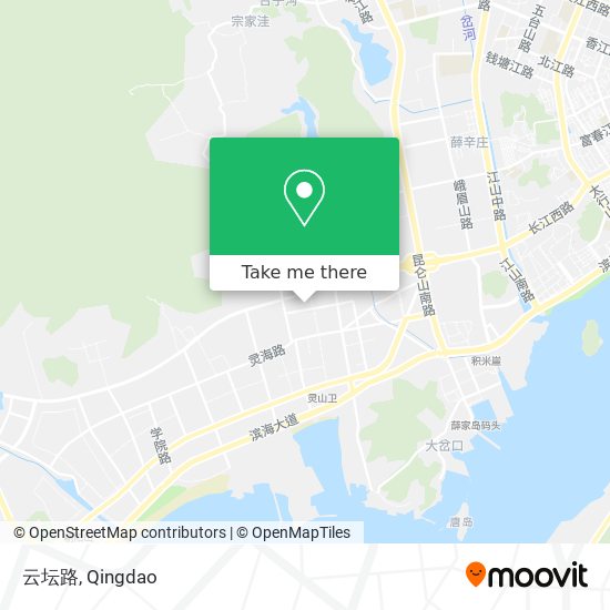 云坛路 map