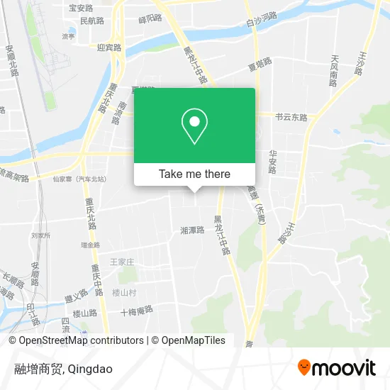 融增商贸 map