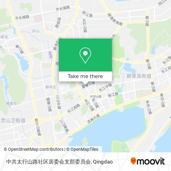 中共太行山路社区居委会支部委员会 map