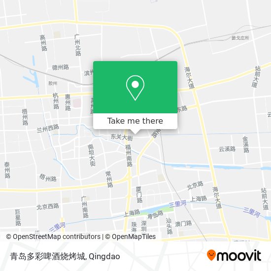 青岛多彩啤酒烧烤城 map