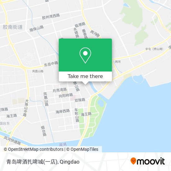 青岛啤酒扎啤城(一店) map