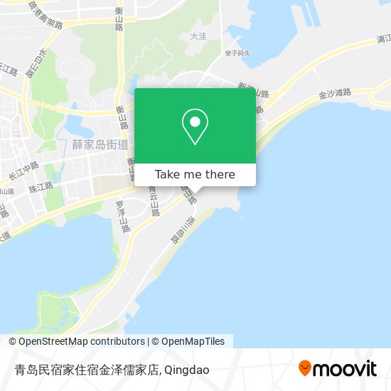 青岛民宿家住宿金泽儒家店 map