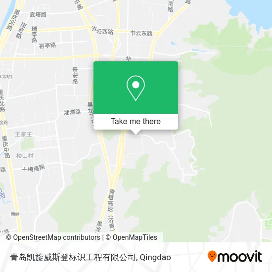 青岛凯旋威斯登标识工程有限公司 map