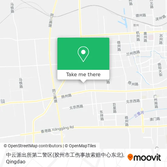 中云派出所第二警区(胶州市工伤事故索赔中心东北) map