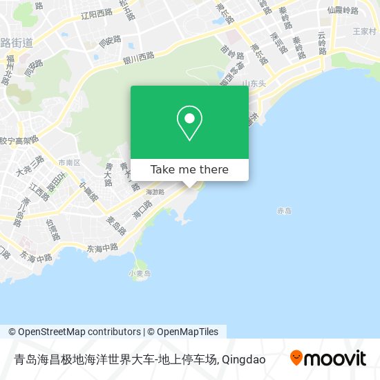 青岛海昌极地海洋世界大车-地上停车场 map