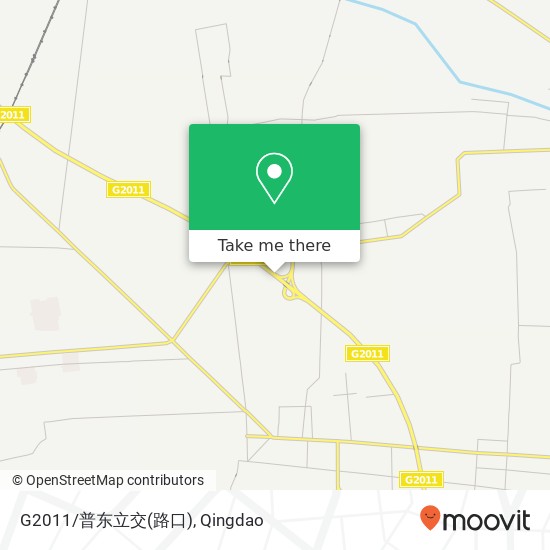 G2011/普东立交(路口) map