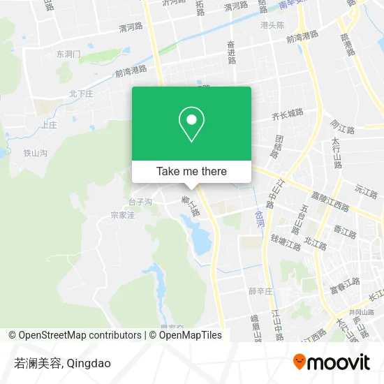 若澜美容 map