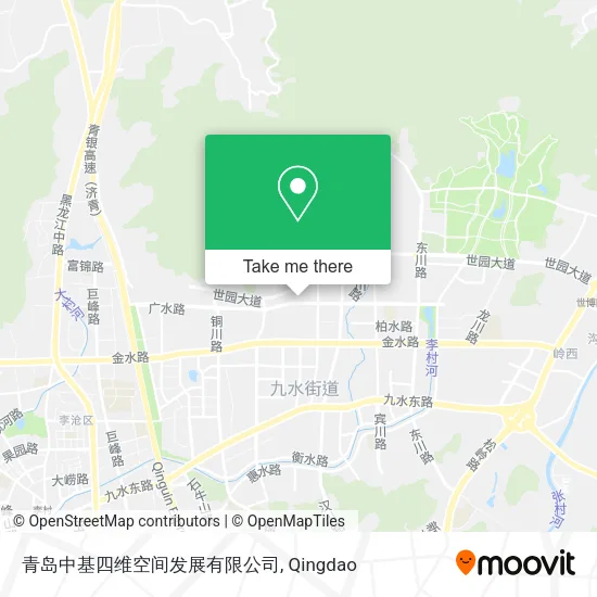 青岛中基四维空间发展有限公司 map