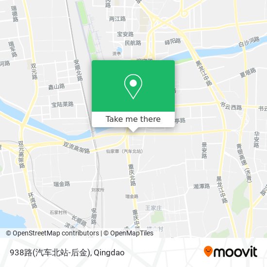 938路(汽车北站-后金) map