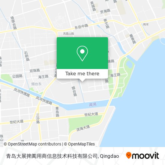 青岛大展捭阖用商信息技术科技有限公司 map