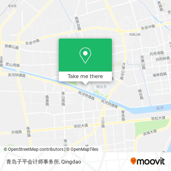 青岛子平会计师事务所 map