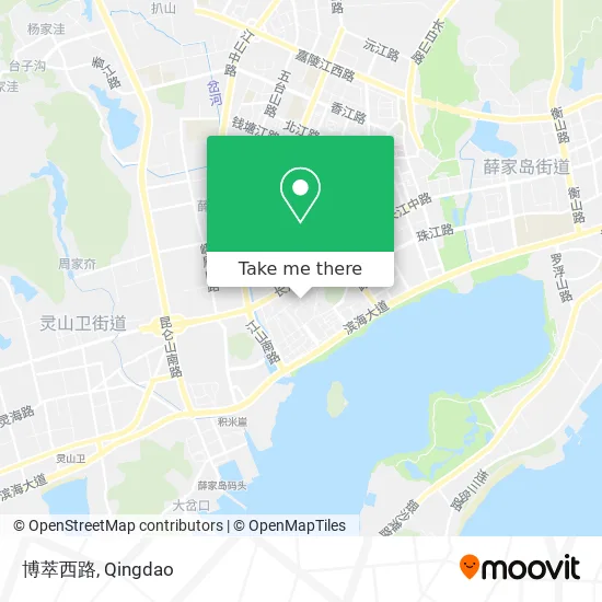 博萃西路 map