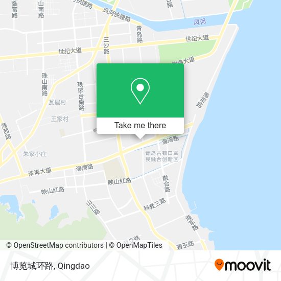 博览城环路 map