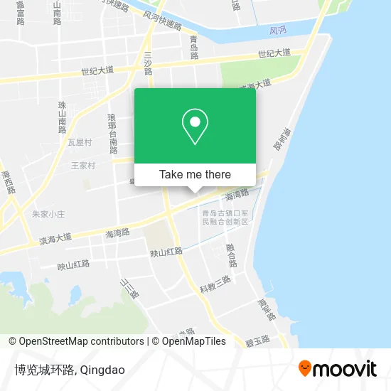 博览城环路 map