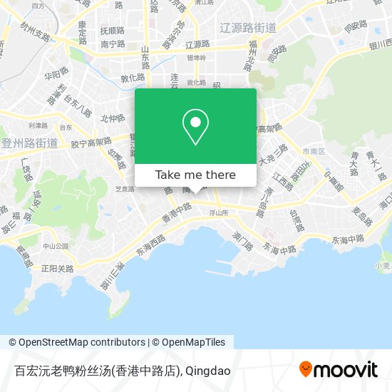 百宏沅老鸭粉丝汤(香港中路店) map