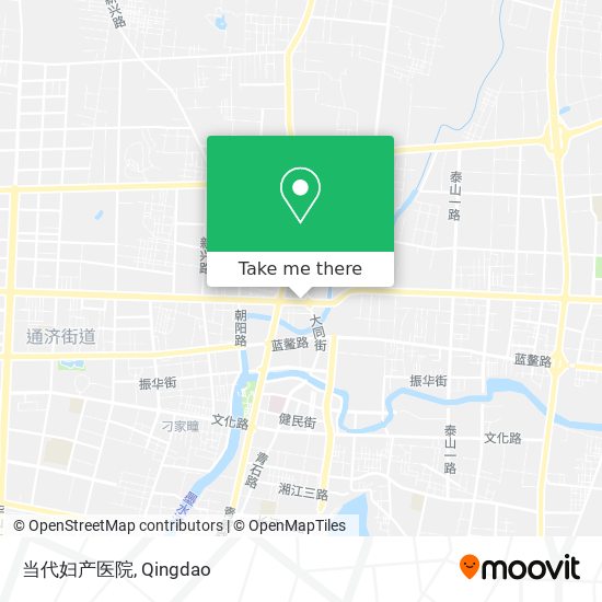 当代妇产医院 map