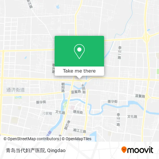 青岛当代妇产医院 map