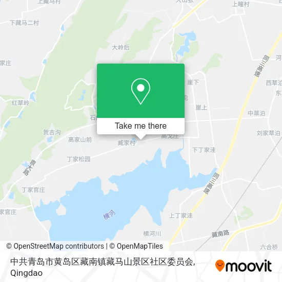 中共青岛市黄岛区藏南镇藏马山景区社区委员会 map