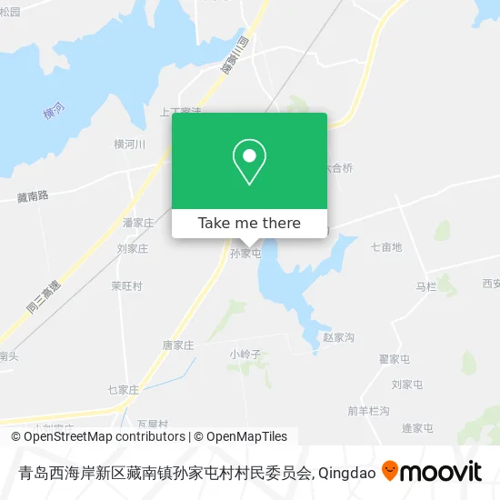 青岛西海岸新区藏南镇孙家屯村村民委员会 map