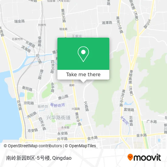 南岭新园B区-5号楼 map