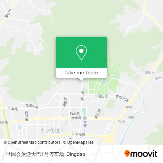 世园会旅游大巴1号停车场 map