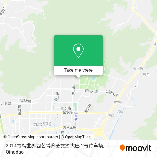 2014青岛世界园艺博览会旅游大巴-2号停车场 map