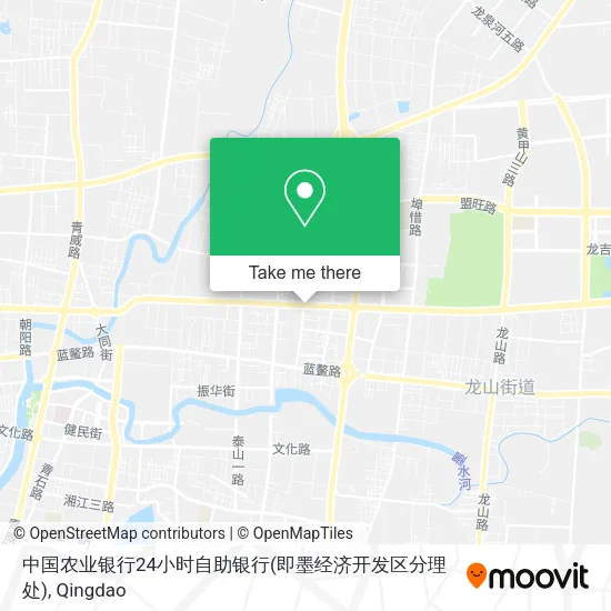 中国农业银行24小时自助银行(即墨经济开发区分理处) map