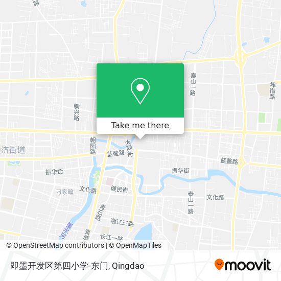 即墨开发区第四小学-东门 map