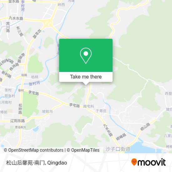 松山后馨苑-南门 map