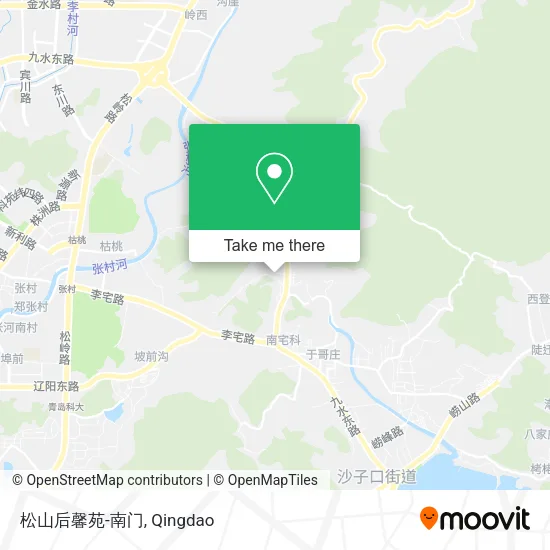 松山后馨苑-南门 map
