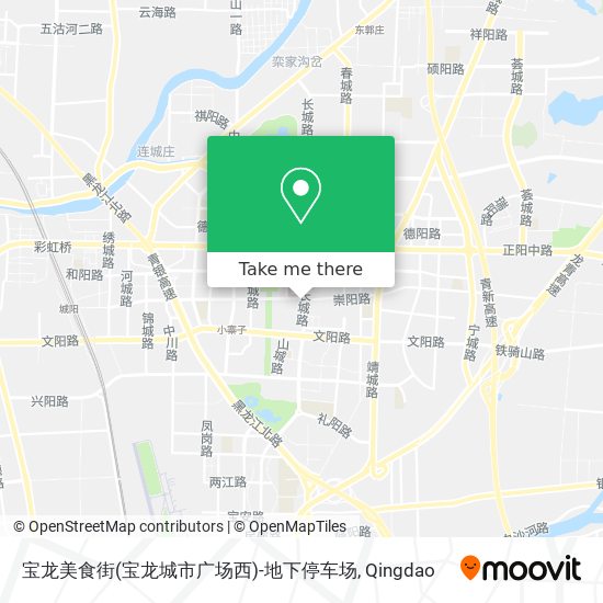 宝龙美食街(宝龙城市广场西)-地下停车场 map