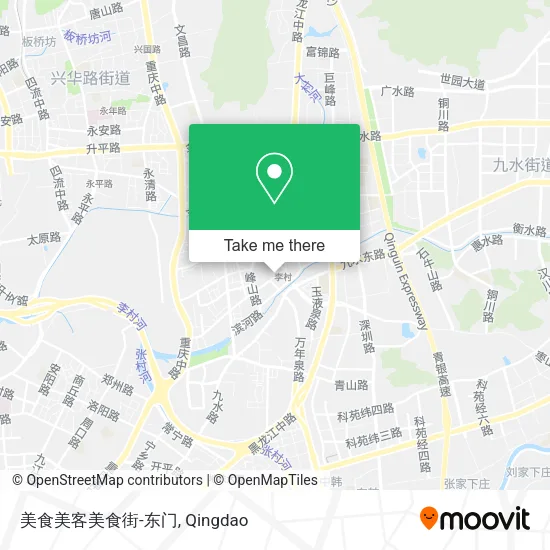 美食美客美食街-东门 map