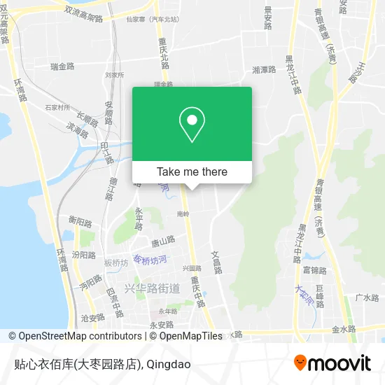 贴心衣佰库(大枣园路店) map
