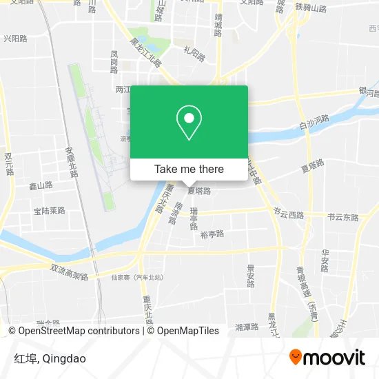 红埠 map
