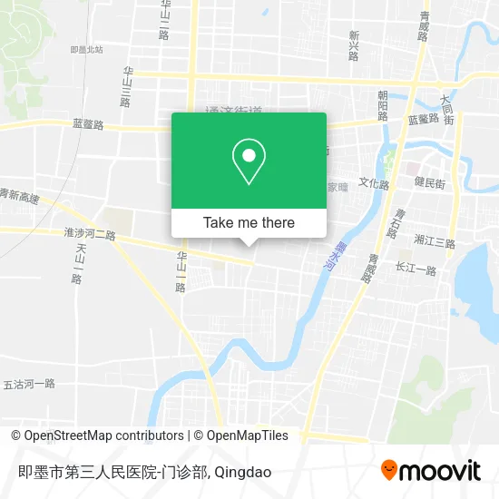 即墨市第三人民医院-门诊部 map