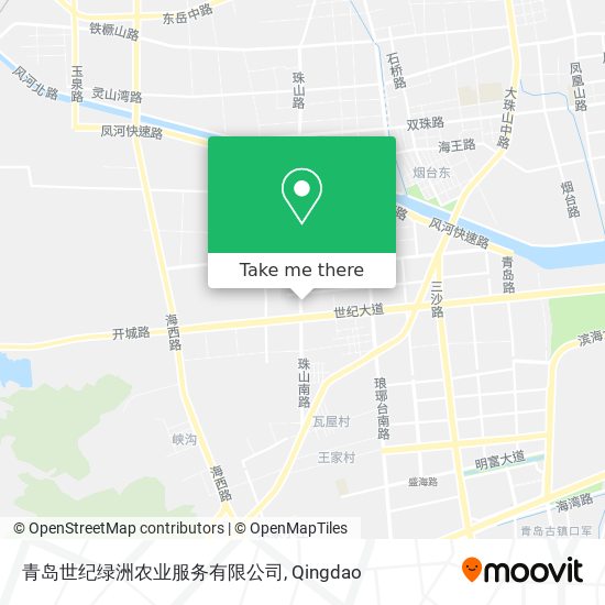 青岛世纪绿洲农业服务有限公司 map