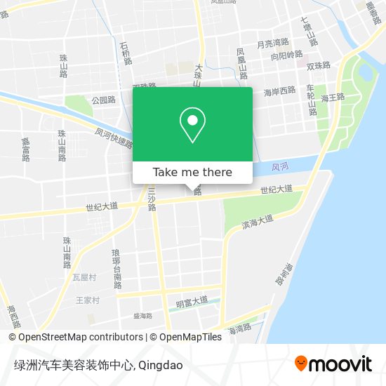 绿洲汽车美容装饰中心 map