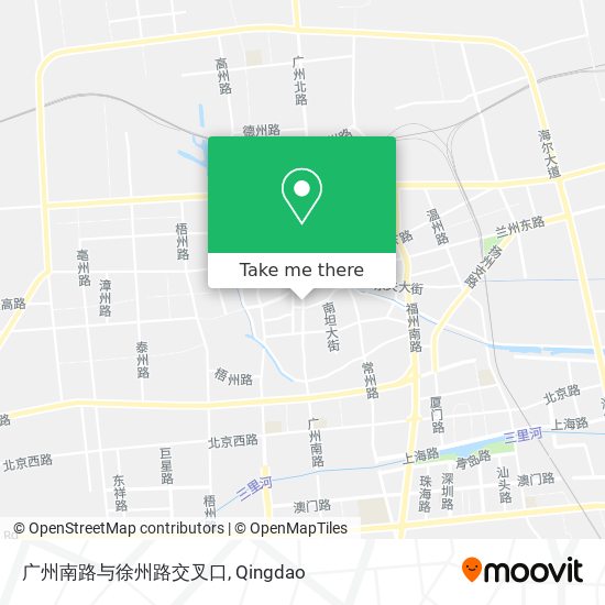 广州南路与徐州路交叉口 map