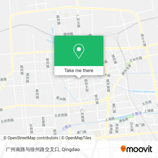 广州南路与徐州路交叉口 map