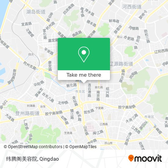 纬腾阁美容院 map