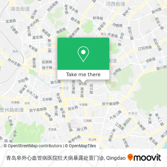 青岛阜外心血管病医院狂犬病暴露处置门诊 map