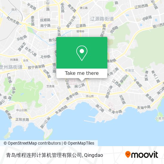 青岛维程连邦计算机管理有限公司 map