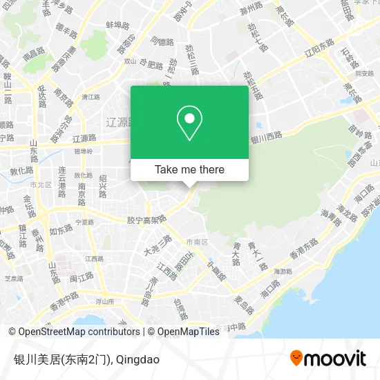 银川美居(东南2门) map