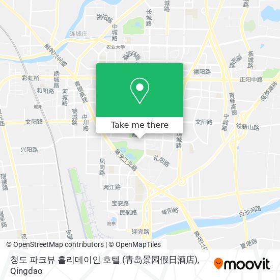 청도 파크뷰 홀리데이인 호텔 (青岛景园假日酒店) map