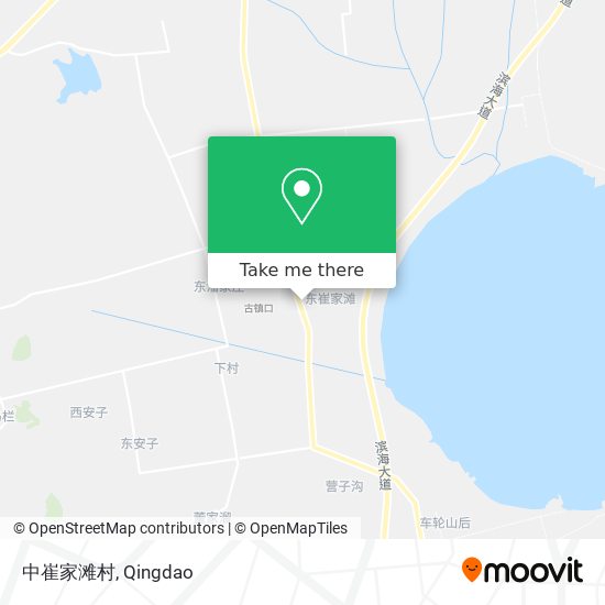 中崔家滩村 map