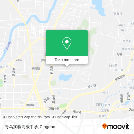 青岛实验高级中学 map