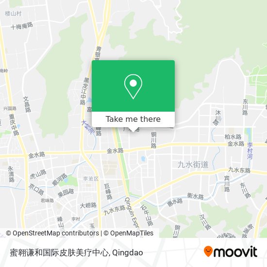 蜜翱谦和国际皮肤美疗中心 map