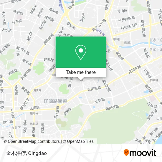 金木浴疗 map